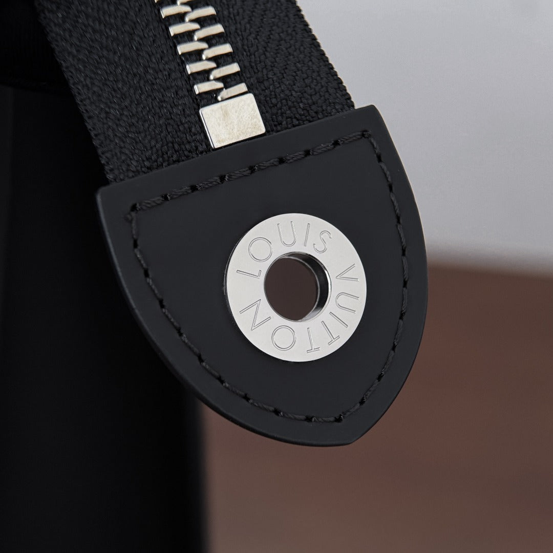 Black Monogram Toiletry Pouch