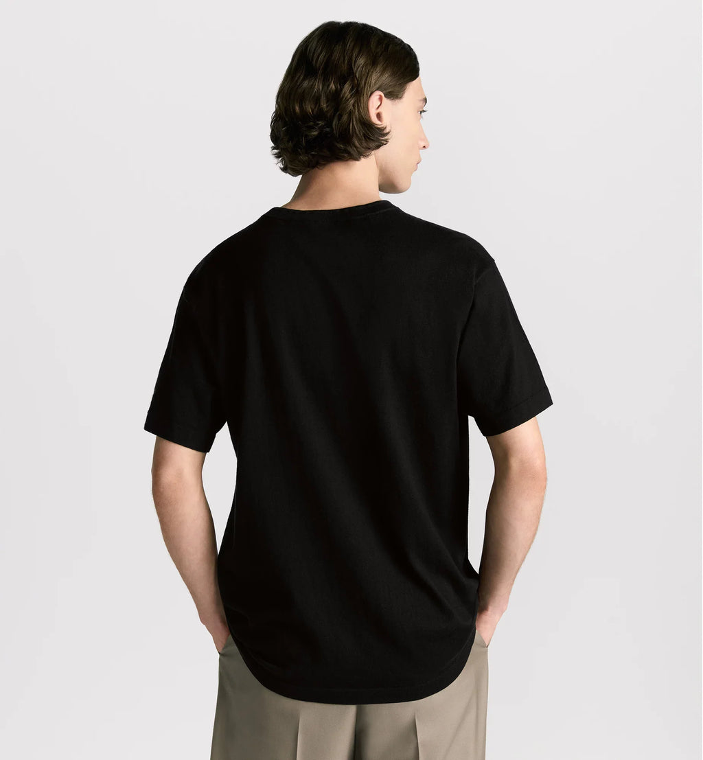 Icons Black Cotton Jersey T-shirt