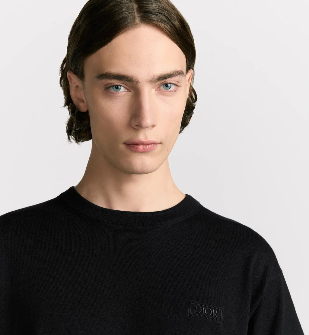 Icons Black Cotton Jersey T-shirt