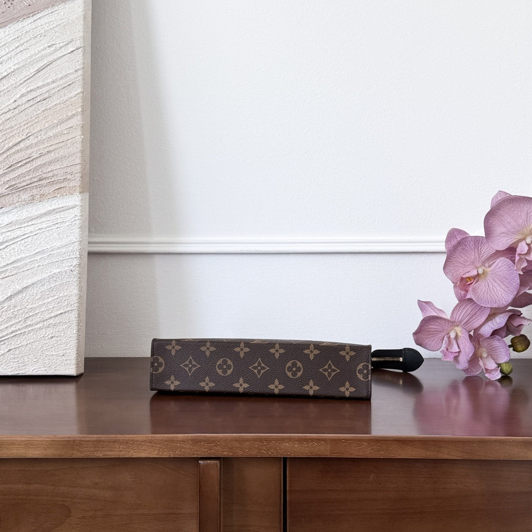 Brown Monogram Toiletry Pouch